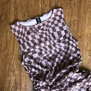 Urban Outfitters Checkered Mini Dress